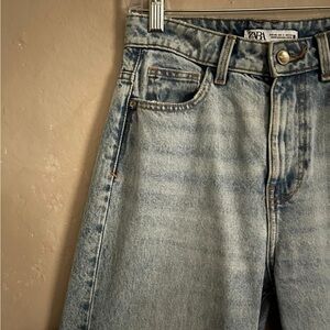Zara Women's Faded Denim Jeans